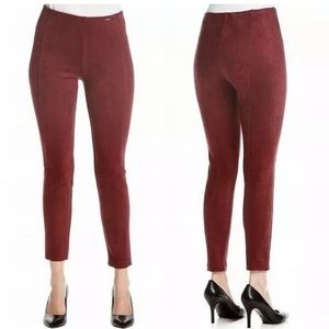 Ivanka Trump Faux Suede Skinny Pants/ Leggings